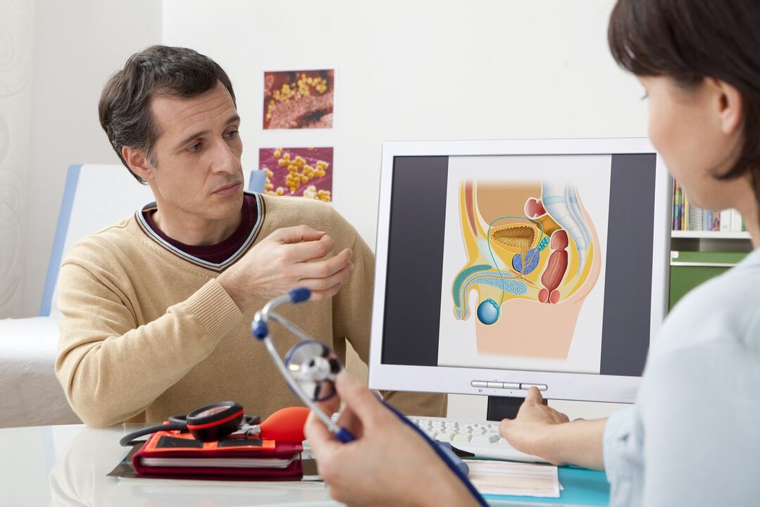 medical consultation in case of prostatitis